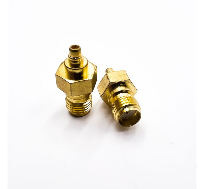 Переходник MMCX-Male - SMA-Female (коннектор папа - мама) Переходник MMCX-Male - SMA-Female (коннектор папа - мама)