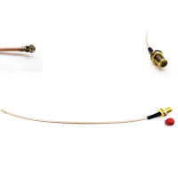 Пигтейл SMA-Female - U.FL ВЧ кабель переходник RG178 12 см Пигтейл SMA-Female - U.FL ВЧ кабель переходник RG178 12 см