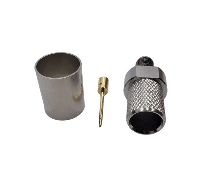 Разъем RP-SMA-Female на кабель RG-213 под обжим