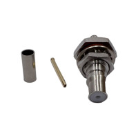 Роз'єм QMA-Female на кабель RG316 під обтиск Роз'єм QMA-Female на кабель RG316 під обтиск