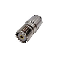 Роз'єм UHF-Female (SO239) на кабель RG-8/LMR400 під пайку