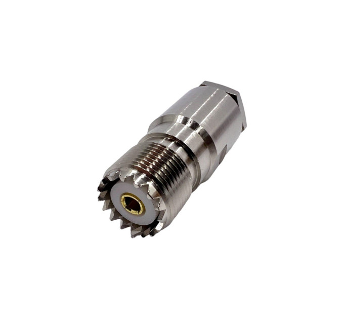 Роз'єм UHF-Female (SO239) на кабель RG-8/LMR400 під пайку