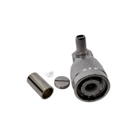 Роз'єм TNC-Male на кабель RG-58 під обтиск, кутовий