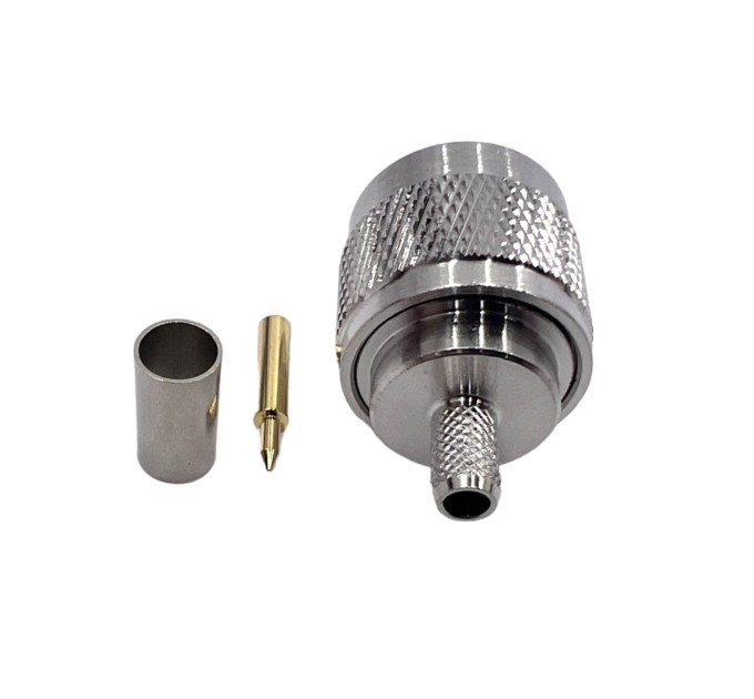 Разъем N-Type-Male на кабель RG400 под обжим