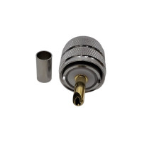 Роз'єм UHF-Male (PL259) на кабель RG400 під обтиск