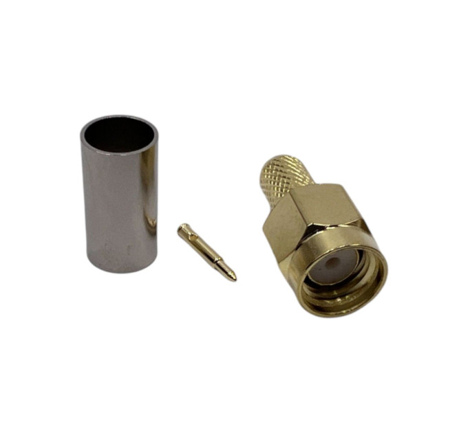 Разъем SMA-Male на кабель RG400 под обжим