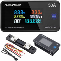 Цифровий ватметр DC 0-200V KWS-DC200-50A