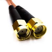 Пигтейл RP-SMA-Male - RP-SMA-Male ВЧ кабель переходник RG316 длинна 30 см Пигтейл RP-SMA-Male - RP-SMA-Male ВЧ кабель переходник RG316 длинна 30 см