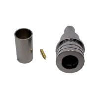 Разъем QMA-Male на кабель RG400 под обжим Разъем QMA-Male на кабель RG400 под обжим