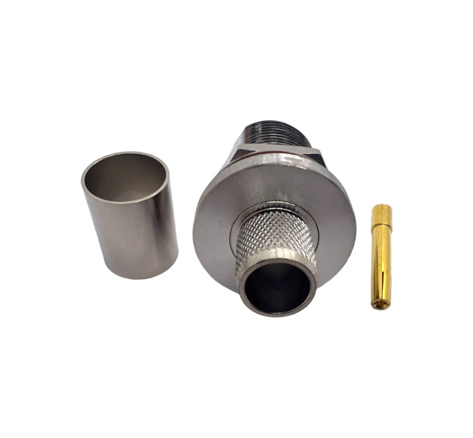 Разъем N-Type-Female-bulkhead на кабель RG8