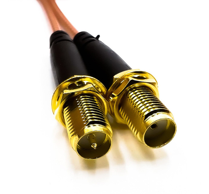 Пигтейл SMA-Female - RP-SMA-Female ВЧ кабель переходник RG316 длинна 30 см Пигтейл SMA-Female - RP-SMA-Female ВЧ кабель переходник RG316 длинна 30 см