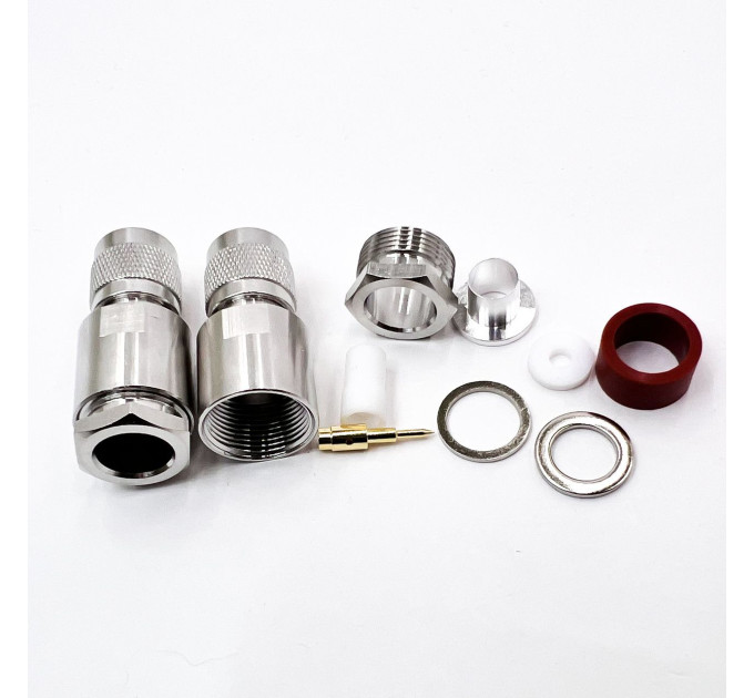 Разъем TNC-Male на кабель RG-213 под пайку