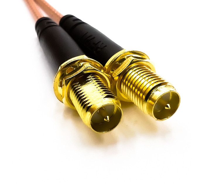 Пигтейл RP-SMА-Female - RP-SMA-Female ВЧ кабель переходник RG316 длинна 30 см Пигтейл RP-SMА-Female - RP-SMA-Female ВЧ кабель переходник RG316 длинна 30 см