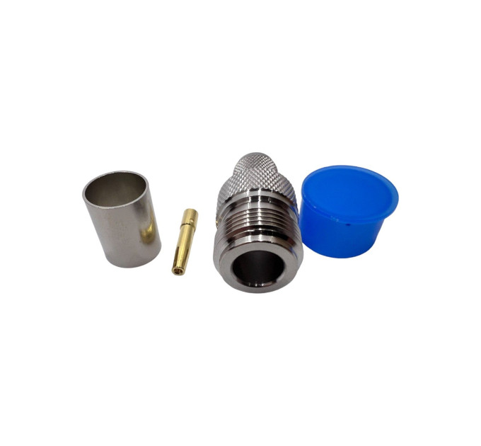 Разъем N-Type-Female на кабель RG-213 под обжим