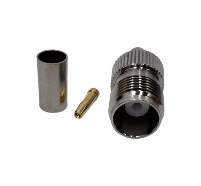 Разъем TNC-Female на кабель RG400 под обжим