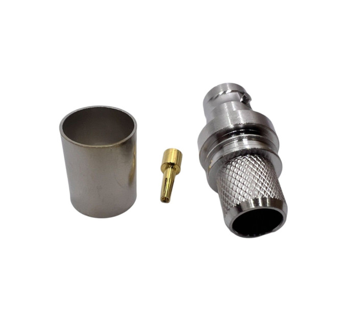 Разъем BNC-Female на кабель RG-213 под обжим