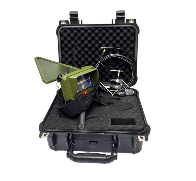 Детектор дронів на базі TinySA Ultra, індикатор + кейс + кабель Kingsignal KSR240 (4 метра) Детектор дронів на базі TinySA Ultra, індикатор + кейс + кабель Kingsignal KSR240 (4 метра)