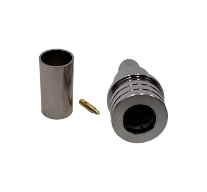 Разъем QMA-Male на кабель RG223 под обжим