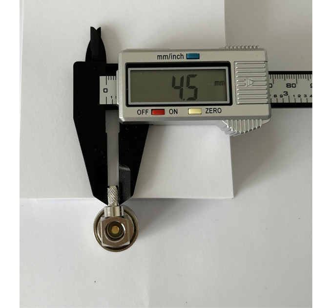 Разъем N-Type Male на кабель RG-58 под обжим, угловой