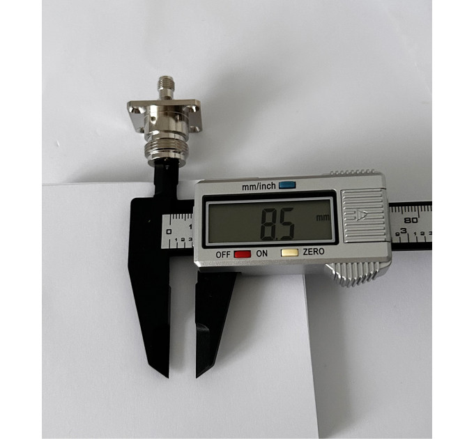 Переходник N-Type-Female - SMA-Female (коннектор мама - мама) фланцевый