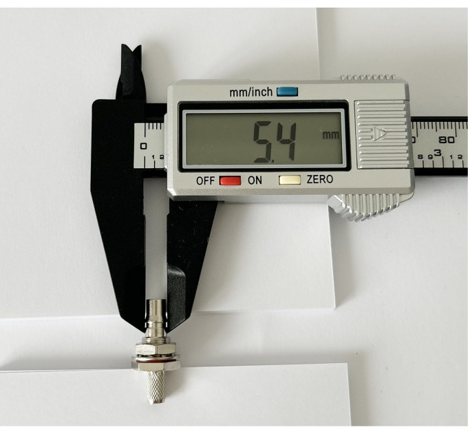 Разъем QMA-Female на кабель RG-58 под обжим