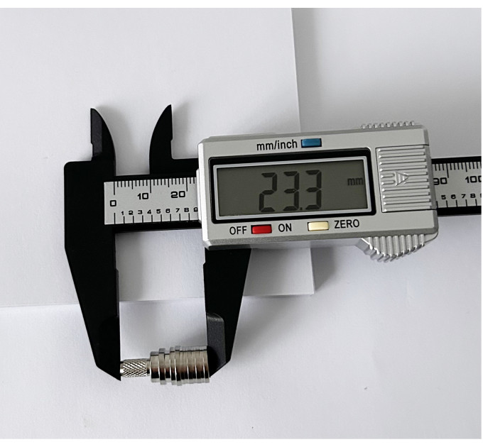 Разъем QMA-Male на кабель RG-58 под обжим