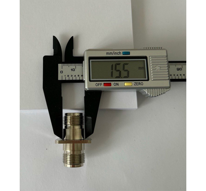 Переходник N-Type-Female - N-Type-Female (коннектор мама - мама) фланцевый