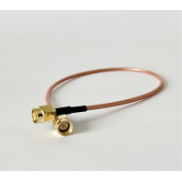 Пигтейл SMA-Male – SMA-Male ВЧ кабель-переходник RG316, длина 30 см.