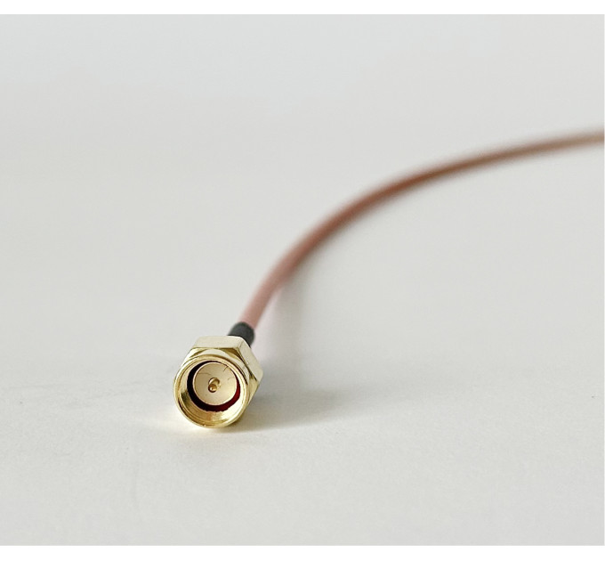 Пигтейл SMA-Male – SMA-Male ВЧ кабель-переходник RG316, длина 30 см.