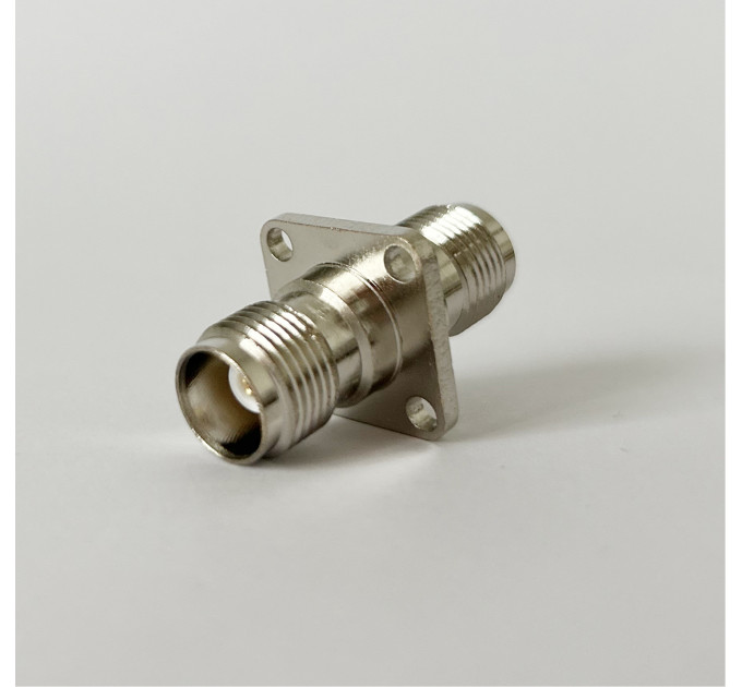 Переходник TNC-Female - TNC-Female (коннектор мама - мама) фланцевый