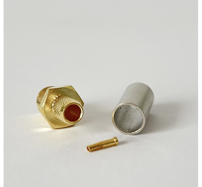 Разъем SMA Female на кабель RG-58 под обжим