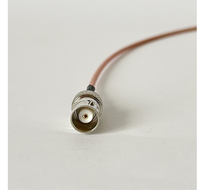Пигтейл BNC-Male - BNC-Female ВЧ кабель переходник RG316 длинна 30 см