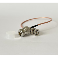 Пигтейл BNC-Male - N-Type-Female ВЧ кабель переходник RG316 длинна 30 см