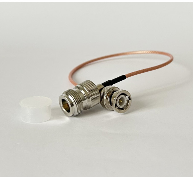 Пигтейл BNC-Male - N-Type-Female ВЧ кабель переходник RG316 длинна 30 см