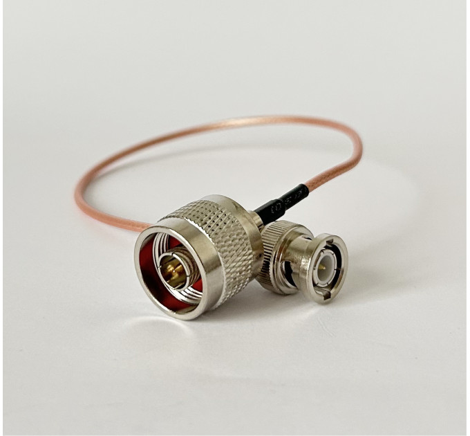 Пігтейл BNC-Male - N-Type-Male ВЧ кабель перехідник RG316 довжина 30 см