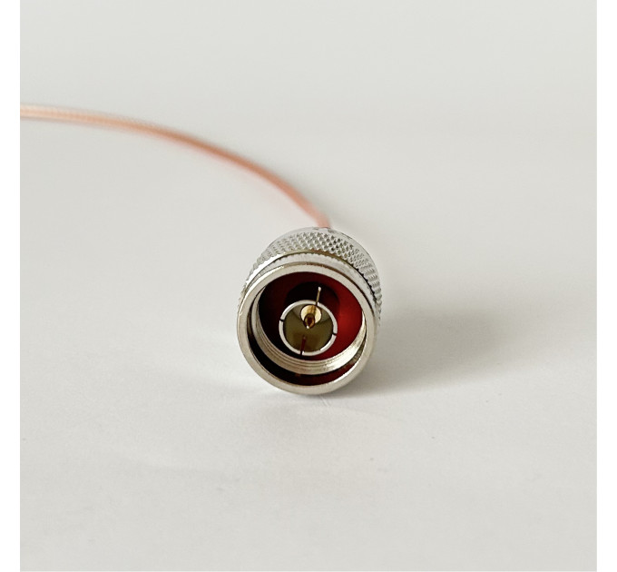 Пігтейл BNC-Male - N-Type-Male ВЧ кабель перехідник RG316 довжина 30 см