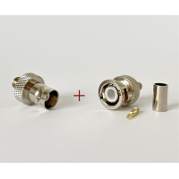 Комплект для DP4400-4800: BNC-MX Motorola + BNC RG58 качественное обжимное кольцо