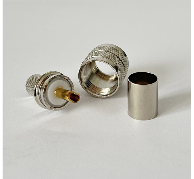 Разъем UHF-Male (PL259) на кабель RG-8/LMR400 под обжим