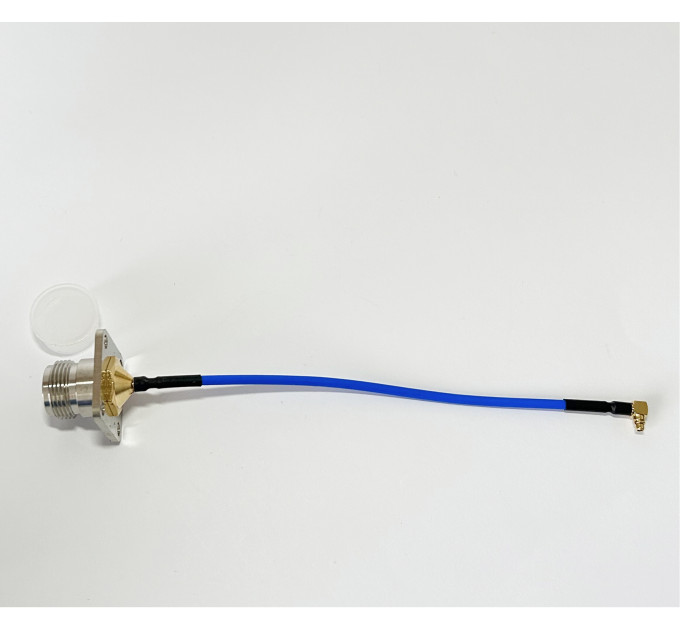 Пигтейл N-Type-Female Фленцевый - MMCX-Male-90 ВЧ кабель переходник ss405 15 см