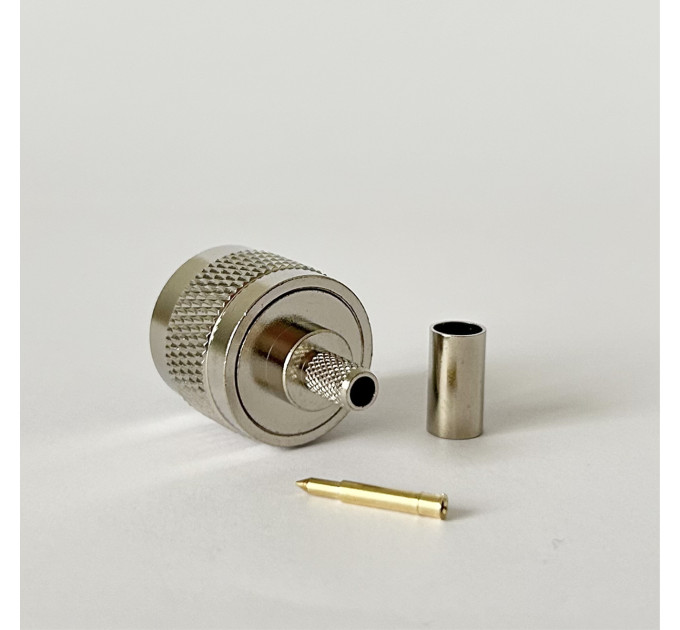 Разъем N-Type Male на кабель RG-58 под обжим