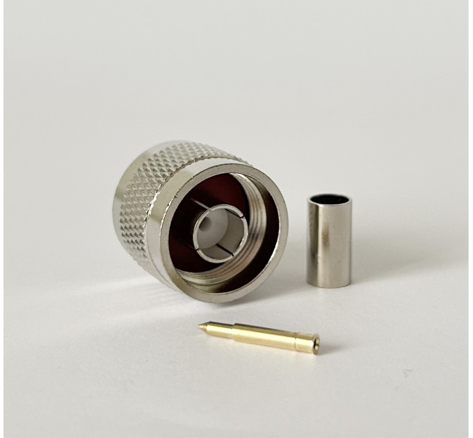 Разъем N-Type Male на кабель RG-58 под обжим