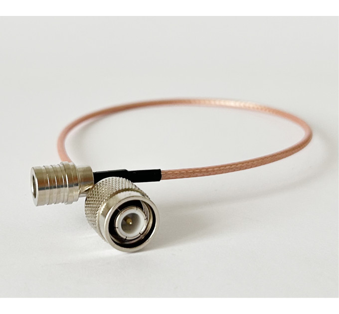 Пигтейл QMA-Male - TNC-Male ВЧ кабель переходник RG316 длинна 30 см