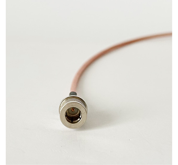 Пигтейл QMA-Male - UHF-Male ВЧ кабель переходник RG316 длинна 30 см