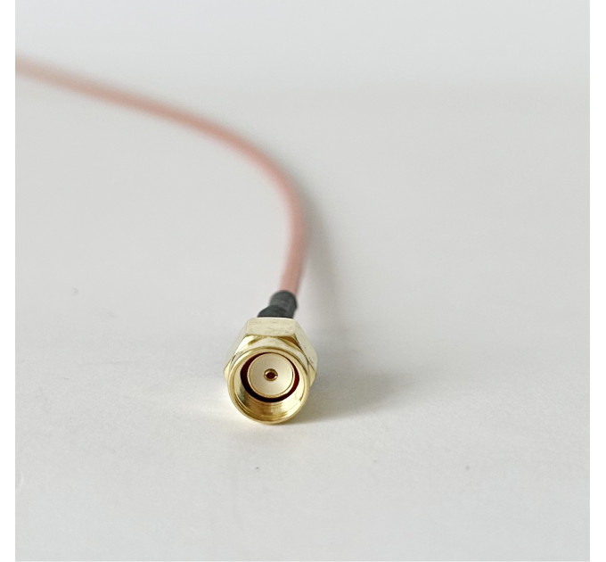 Пигтейл RP-SMA-Male - RP-SMA-Male ВЧ кабель переходник RG316 длинна 30 см
