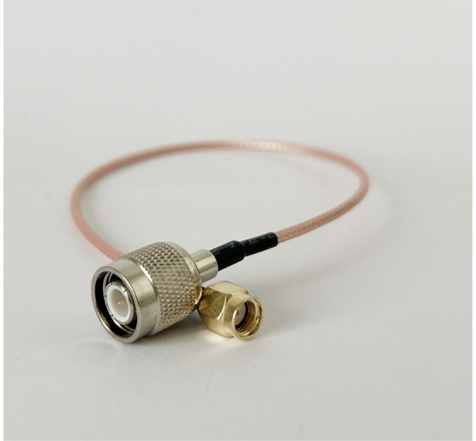 Пигтейл RP-SMA-Male - TNC-Male ВЧ кабель переходник RG316 длинна 30 см