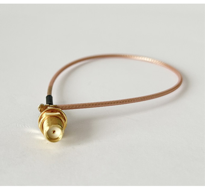 Пигтейл SMA-Female - U.FL ВЧ кабель переходник RG 178 20 см