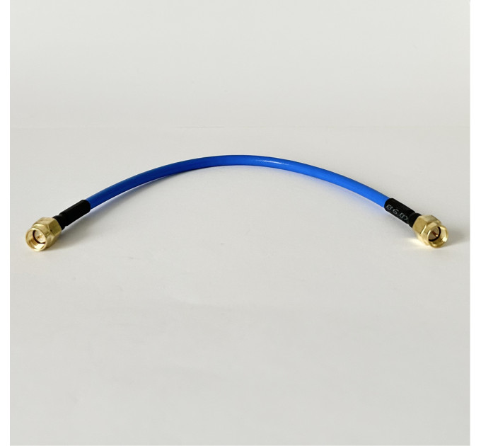Пигтейл SMA-Male - SMA-Male ВЧ кабель переходник RG402 длина 20 см