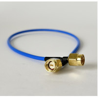 Пигтейл SMA-Male - SMA-Male ВЧ кабель переходник RG-405 (Semi-Rigid) 30 см