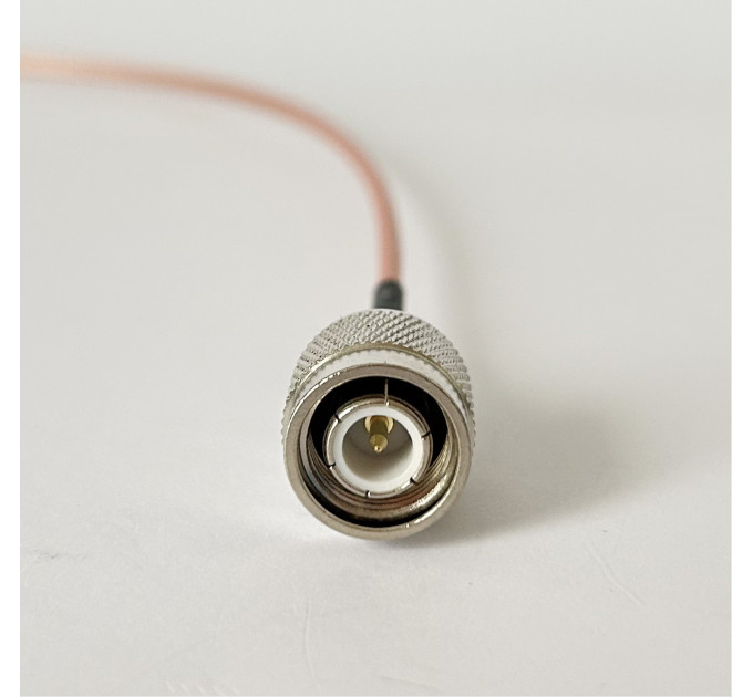 Пигтейл TNC-Male - BNC-Female ВЧ кабель переходник RG316 длинна 30 см