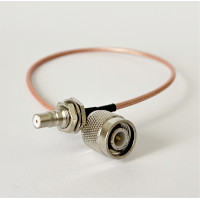 Пігтейл TNC-Male - QMA-Female ВЧ кабель перехідник RG316 довжина 30 см